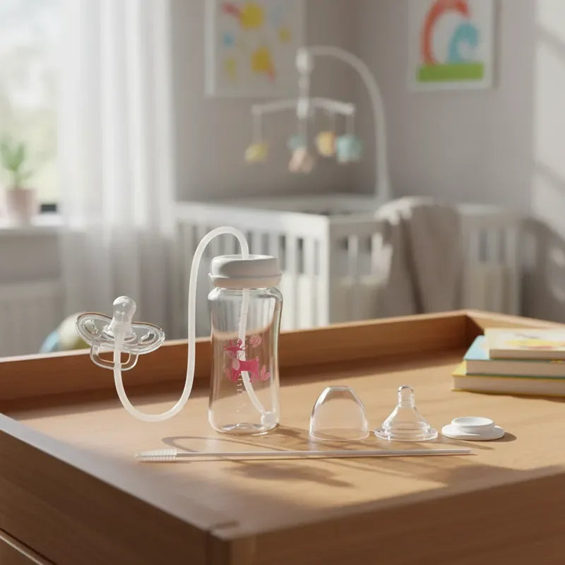 300ML Wide-neck Baby Bottle with Anti-Drop Gravity Ball