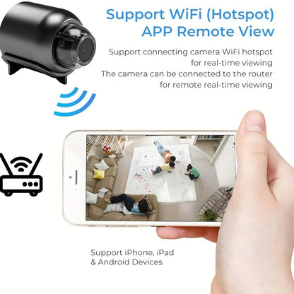 Wireless WiFi 1080P HD Mini Camera with Night Vision