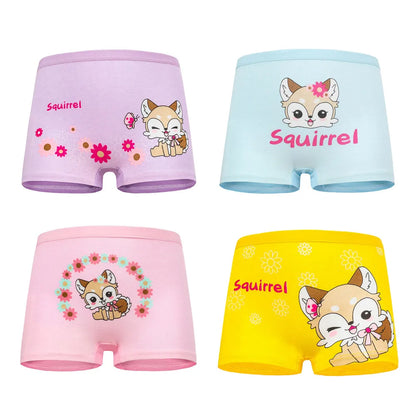 Children's Cotton Cartoon Unicorn Panties for Girls