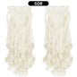 22 Inch Curly Wavy Clip In Hair Extensions Synthetic