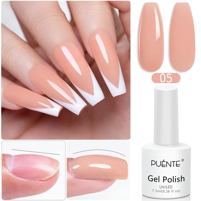Clear 3D No Wipe Sculpture Gel Nail Polish 15ML
