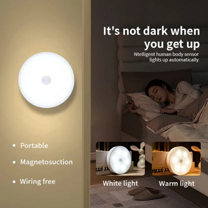 3pcs Motion Sensor Night Lights Warm White Cold White