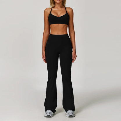 Yoga Suit Sports Set for Women Long Sleeve Athletic Wear