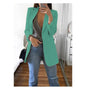 Slim Fit Polo Neck Cardigan Women's Coat