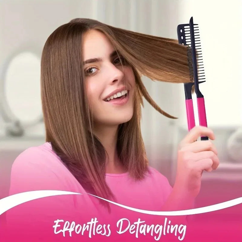 WANMEI Shaped Plastic Hair Detangling Comb