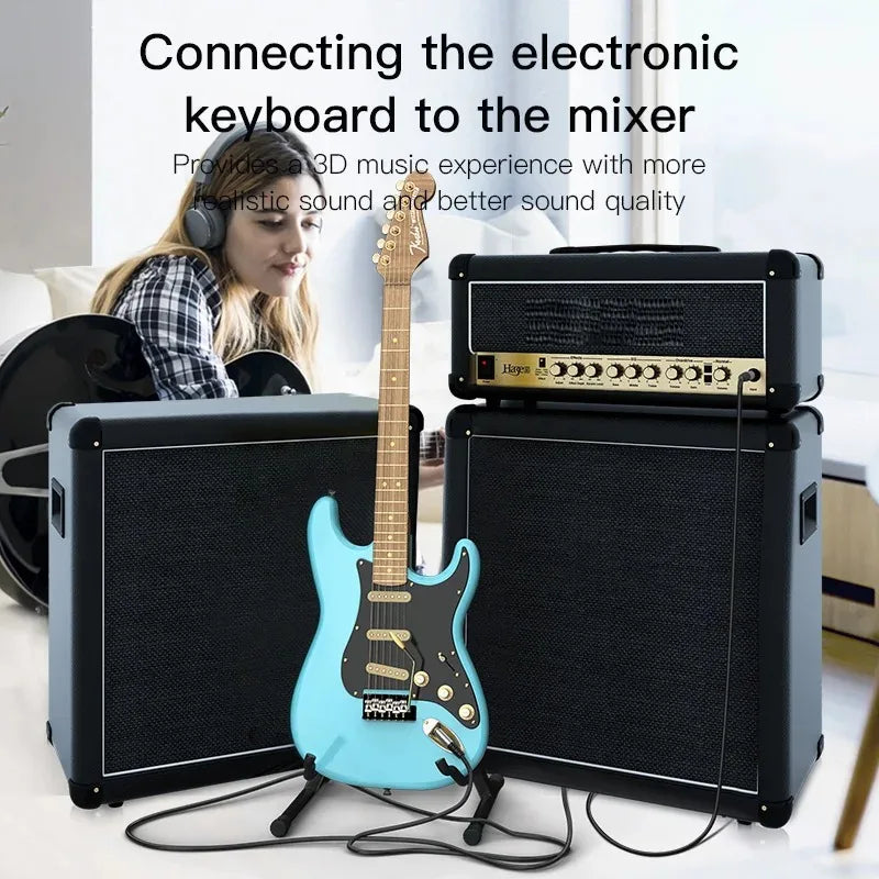 6.35mm Guitar Instrument Cabl
