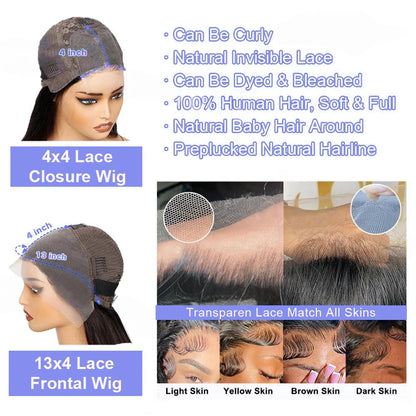 Vietnamese Bone Straight Bob Human Hair Wig 12 14 Inch