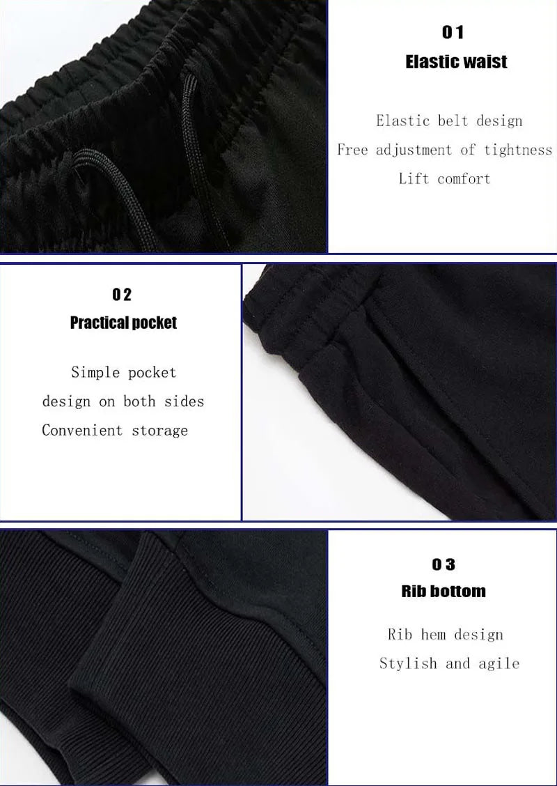 Men's Print Jogging Pants Casual Polyester Trousers