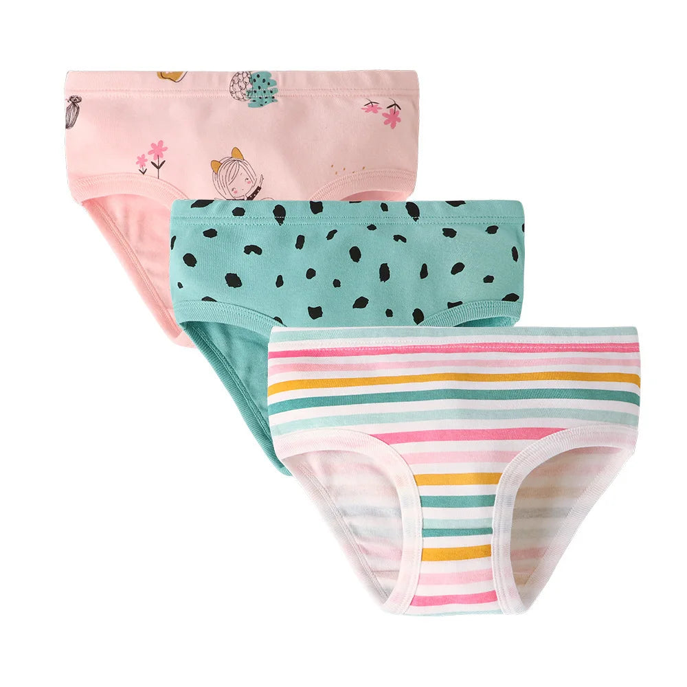 Children's Girls Cotton Unicorn Print Panties