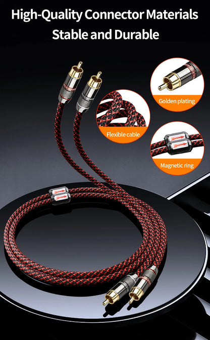 Hi-Fi Stereo RCA Audio Cable