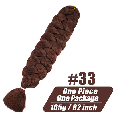 Kanekalon Jumbo Braiding Hair 82 Inch Kinky Straight