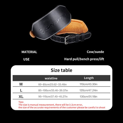 Weight Lifting Belt 15cm Width for Men and Women