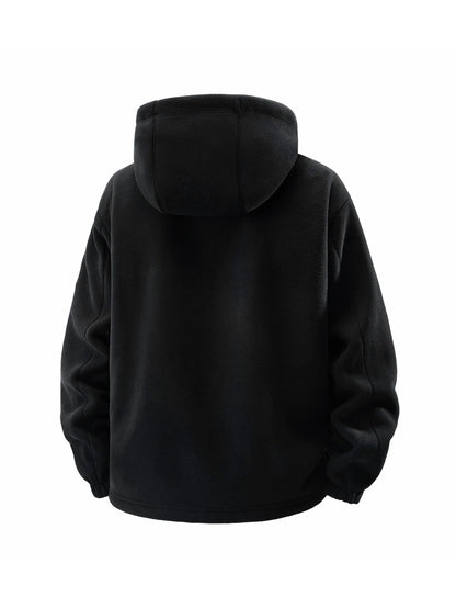Men's Outdoor Hooded Jacket in Polyester