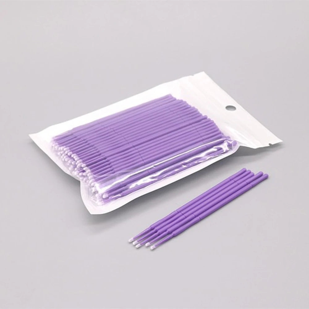 Disposable Micro Brushes for Eyelash Extension Cleaning
