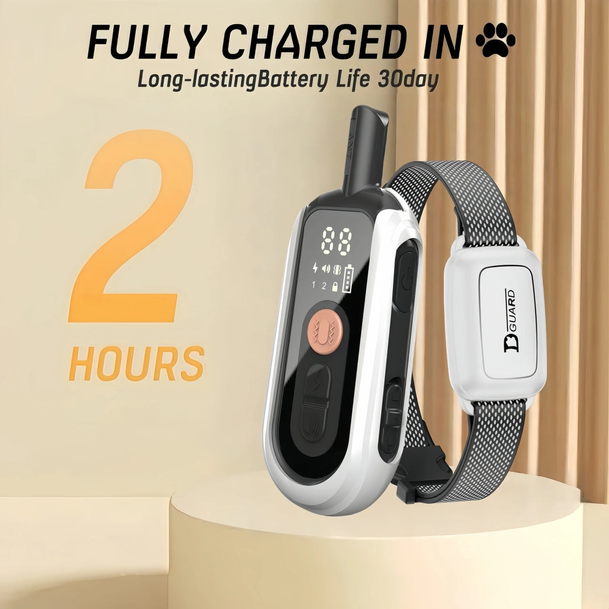 Rechargeable Dog Training Collar with Remote