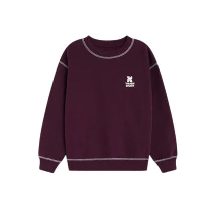 Kids Cute Print Cotton Sweatshirt and Skirt Set