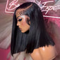 Bob Straight Lace Front Wig 16 Inch Human Hair