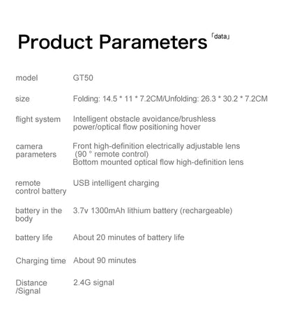 GT50 GPS Camera Drone