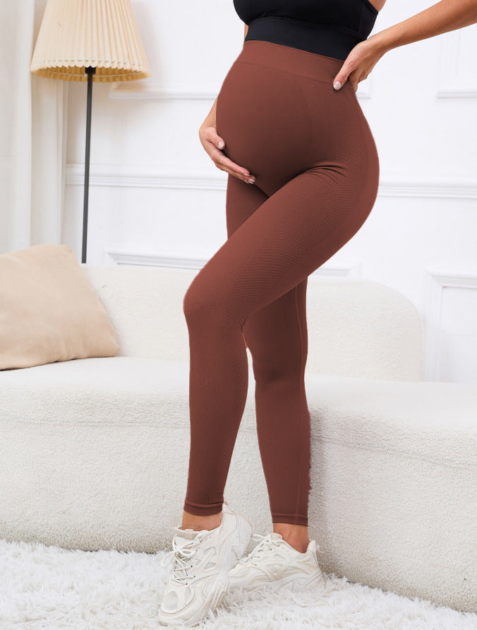 Womens Maternity Leggings Over Soft Polyester Activewear