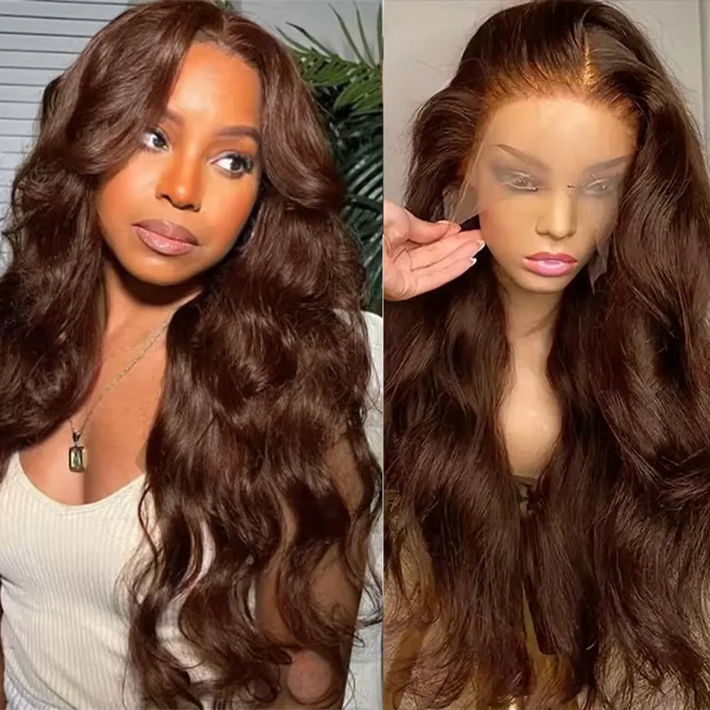 Body Wave Chocolate Brown 13x6 HD Lace Front Wig