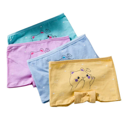 Girls Cartoon Cotton Underwear Briefs Size 2T-10T
