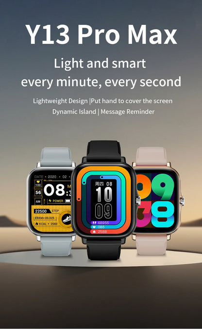 LAXASFIT Smart Watch Full Touch Sports Fitness Watch