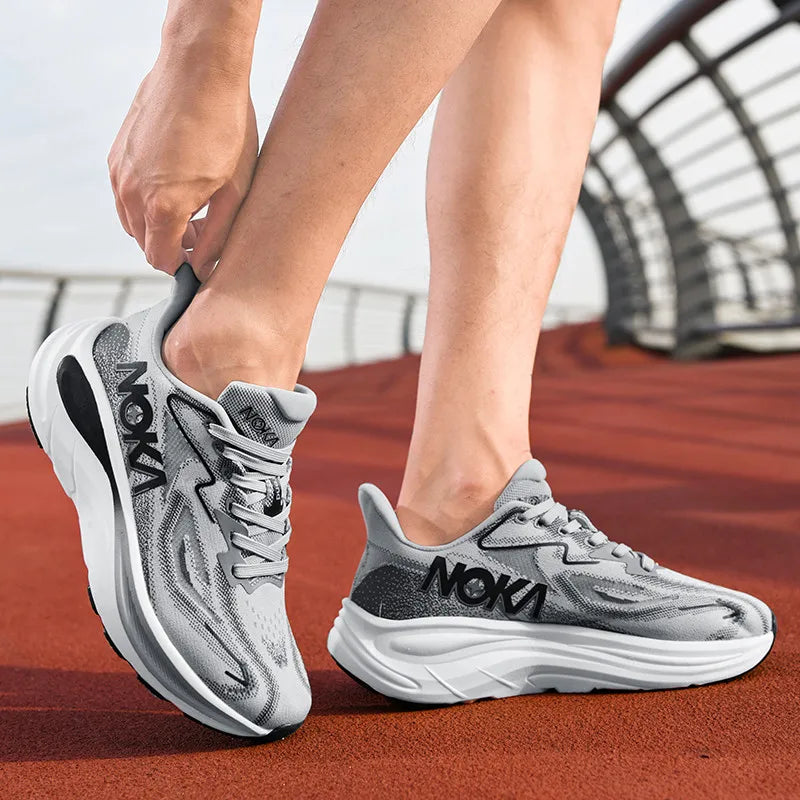 Men's Breathable Sports Running Shoes for Outdoor Use