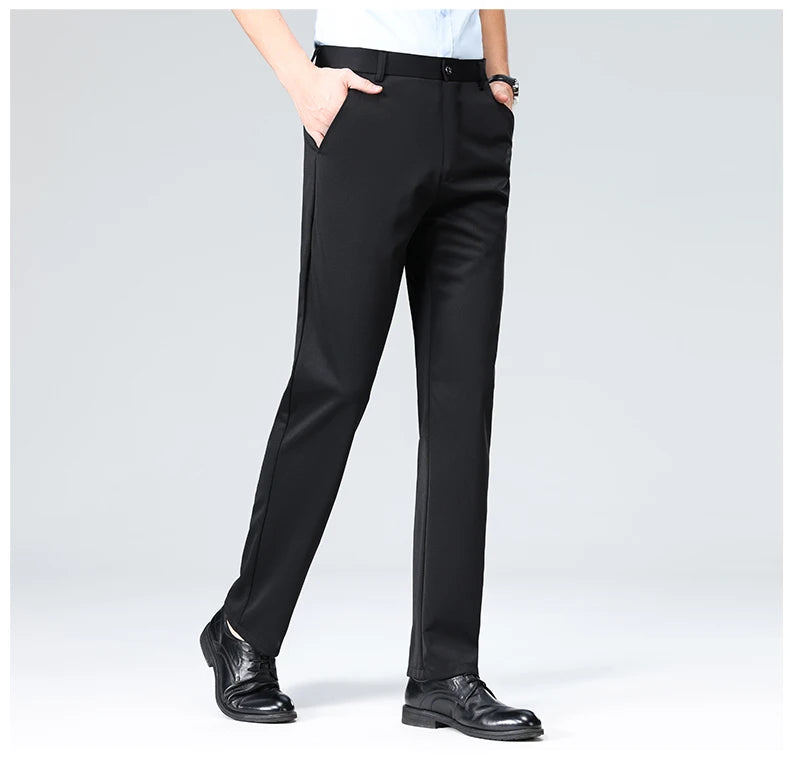 Men's Summer Casual Suit Pants Plus Size 28-42