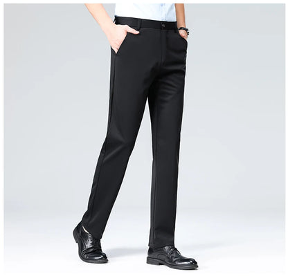 Men's Summer Casual Suit Pants Plus Size 28-42