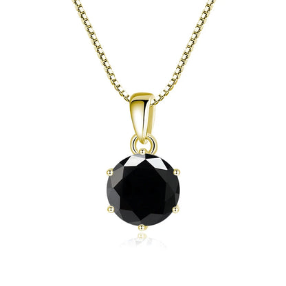 Moissanite Pendant Necklace 925 Sterling Silver Women