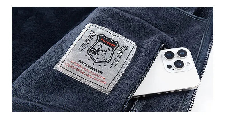 Men's Winter Polar Fleece Tactical Jacket
