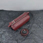 Soft Cowhide Mini Crossbody Bag with Split Leather