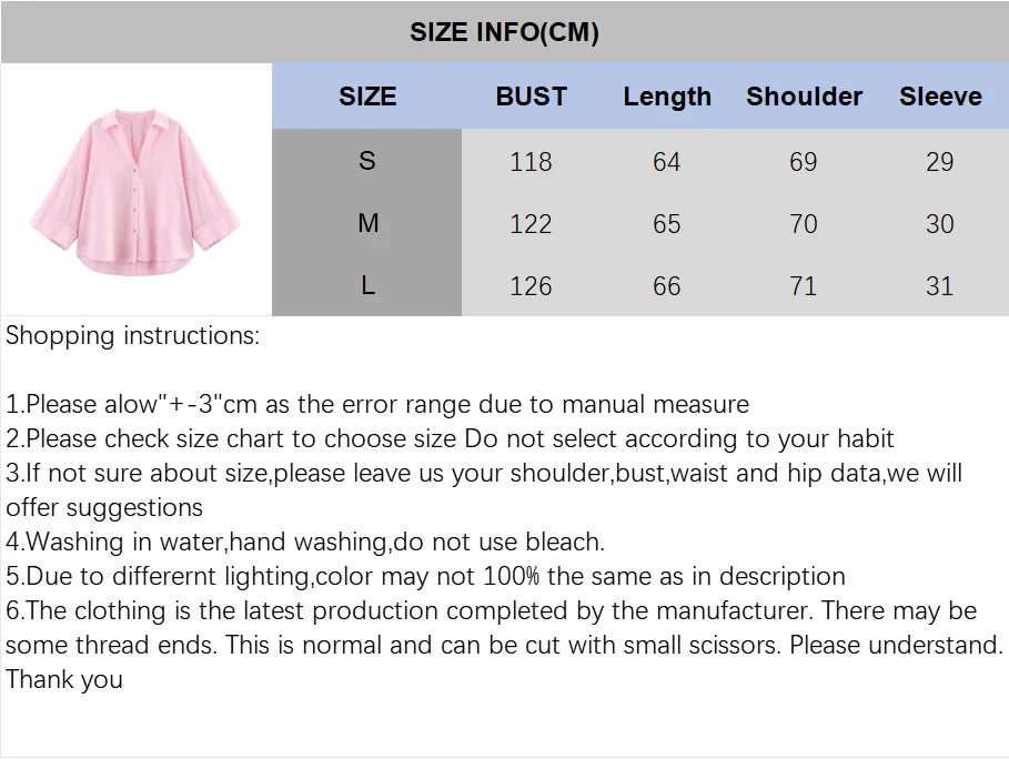 Wide Sleeved Asymmetric Hem Shirt for Women