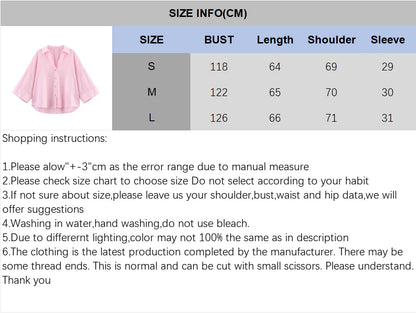 Wide Sleeved Asymmetric Hem Shirt for Women
