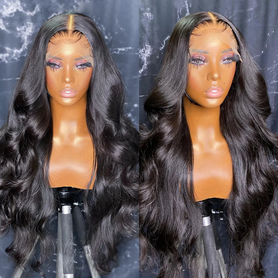 Body Wave Lace Front Wig Human Hair 30 40 Inch
