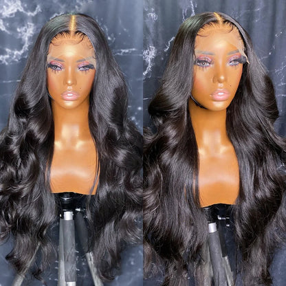 Body Wave Lace Front Wig Human Hair 30 40 Inch