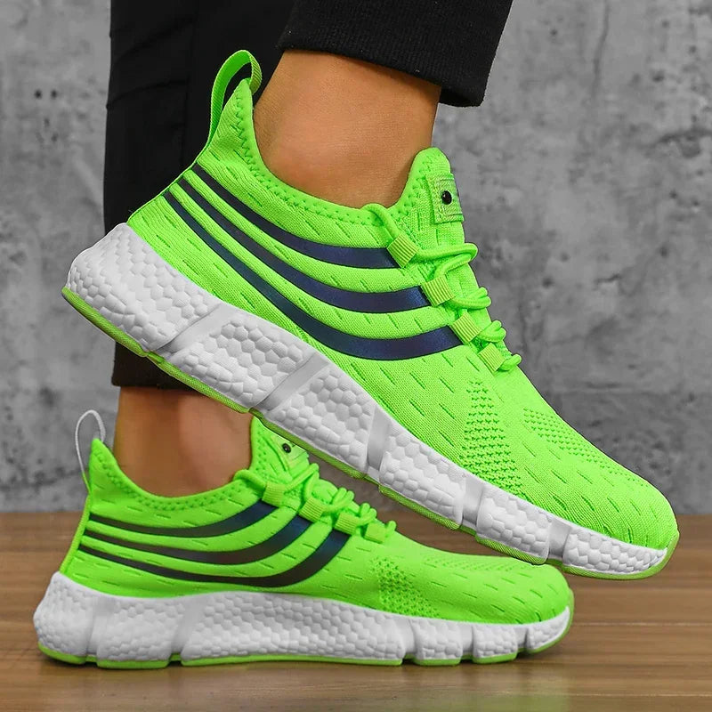 Men's Breathable Platform Running Sneakers