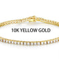 Moissanite Tennis Bracelet for Women in 14K Gold