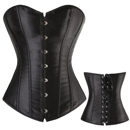Gothic Lace Up Corset Shapewear for Women