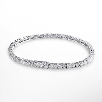 Moissanite Tennis Bracelet in 925 Sterling Silver