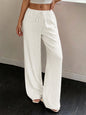 Women's Casual Solid-Color Wide-Leg Pants