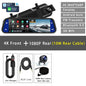 10 Inch 4K Dash Cam Rearview Mirror with GPS and WiFi