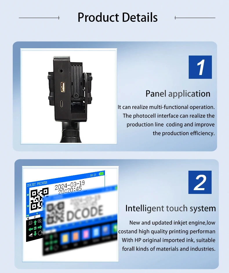 DCODE 1755PLUS Handheld Inkjet Printer