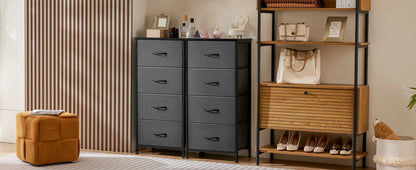 JHK Modern Morocco Dresser with 4 Fabric Drawers