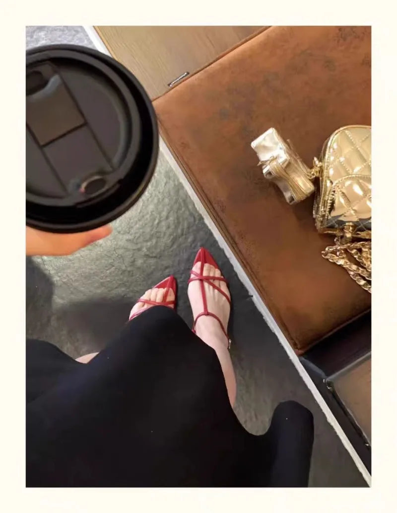 Women Gladiator Sandals with Thin Heels for Parties