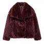 Faux Fur Fluffy Coat for Women Warm Winter Outerwear