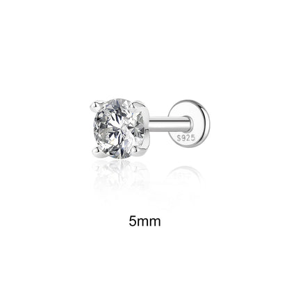 Canner Moissanite Stud Earrings 925 Sterling Silver