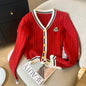 Cashmere V Neck Pullover Knitwear Jumper for Women