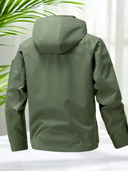 Men's Waterproof Softshell Jacket for Hiking and Camping