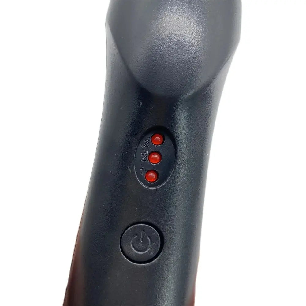 Hot Comb Hair Straightener Brush Copper Black 30cm